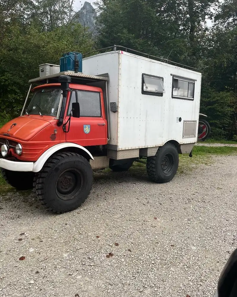 Unimog truck in Königssee Bayern Germany